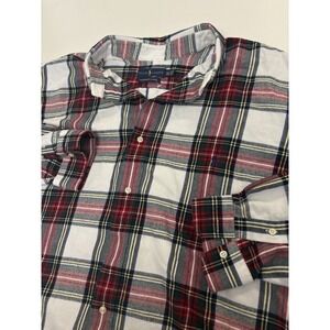 Polo Ralph Lauren Mens 3XLT Red Blue Plaid Performance Classic Fit Pony Flannel